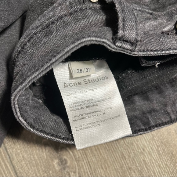 Acne Studios skinny fit jeans (grey/black) - Picture 5 of 6